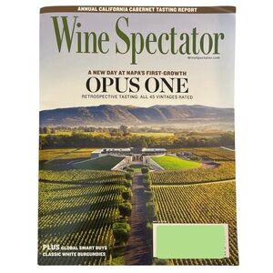Wine Spectator Magazine November 15 2025 OPUS ONE Tasting All 45 Vintages Rated